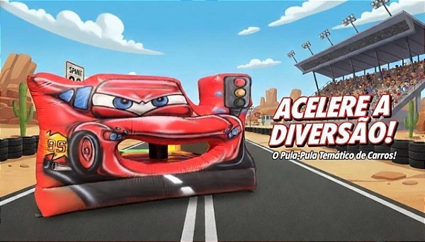 Pula pula temático carros (3,00m)