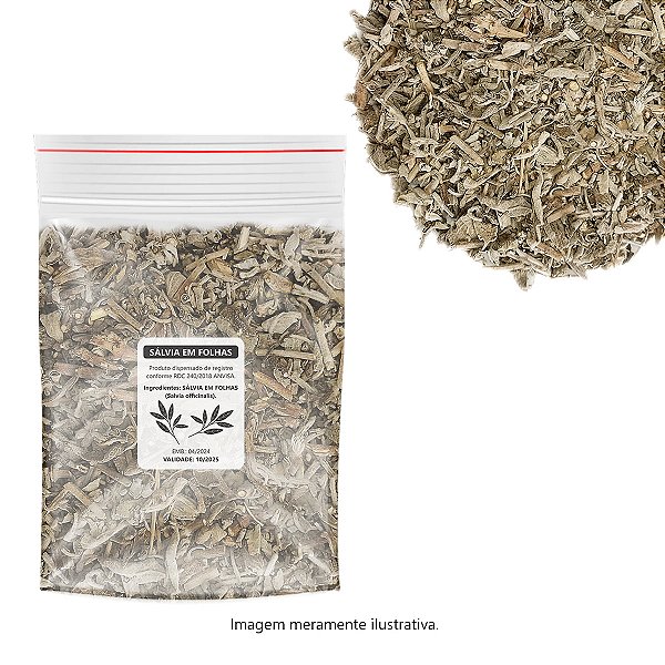 Sálvia em Folhas Desidratada Samādhi - 1kg