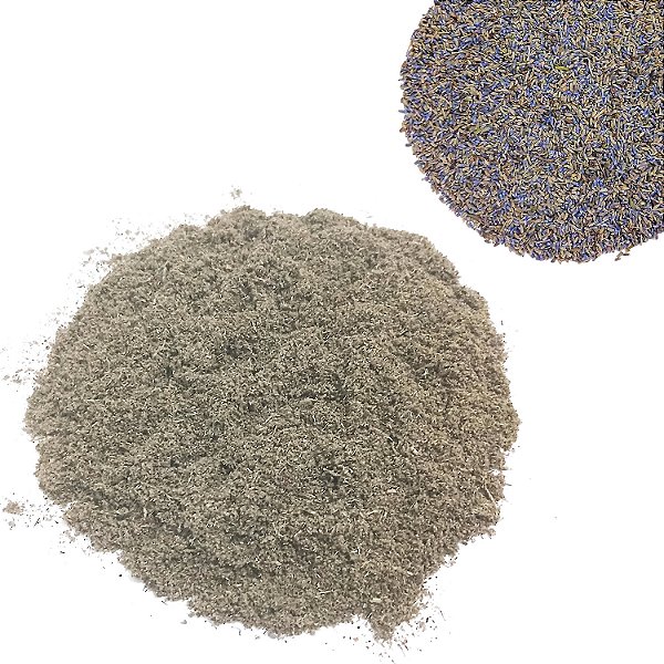 Lavanda (Alfazema Azul) - Flores em Pó Grosso - 1kg