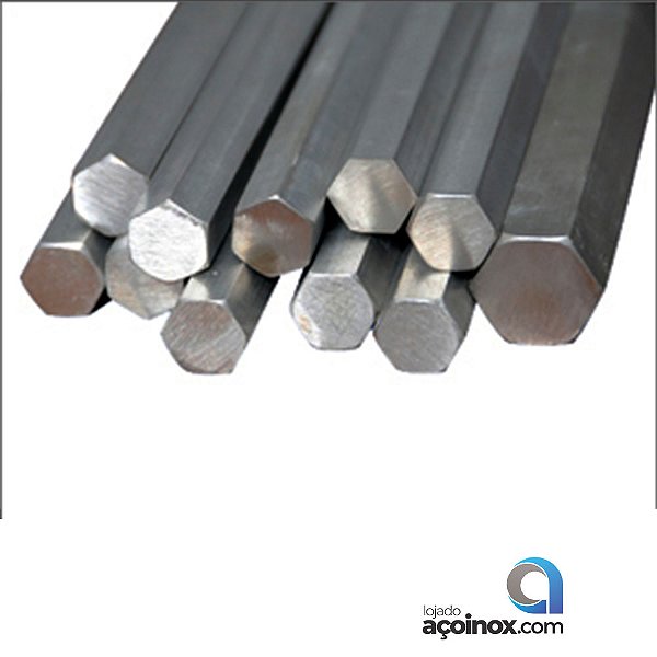 Sextavado Maciço Aço Inox 304 - 1.1/2