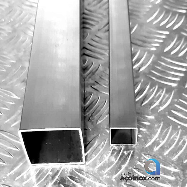 Tubo Quadrado Inox Polido 25X 25 X 1,2 MM