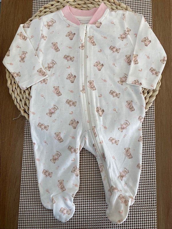 MACACÃO ESTAMPADO ANJOS BABY - URSINHO
