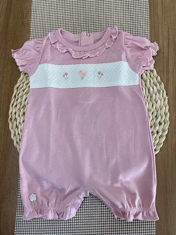 ROMPER LISO ANJOS BABY - PASSARINHO
