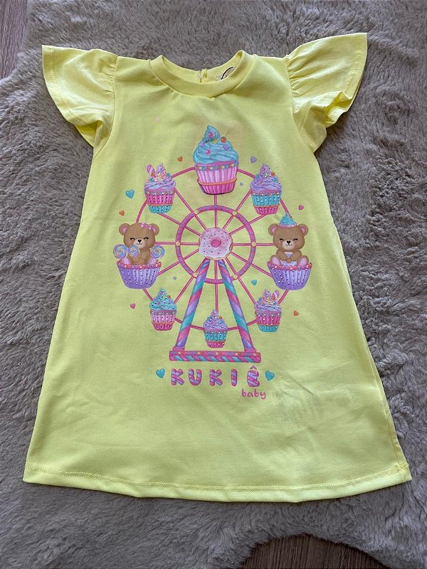 VESTIDO MALHA KUKIÊ - CUPCAKE