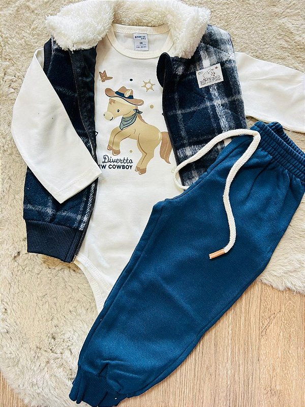 CONJUNTO 3 PEÇAS DIVERTTO
