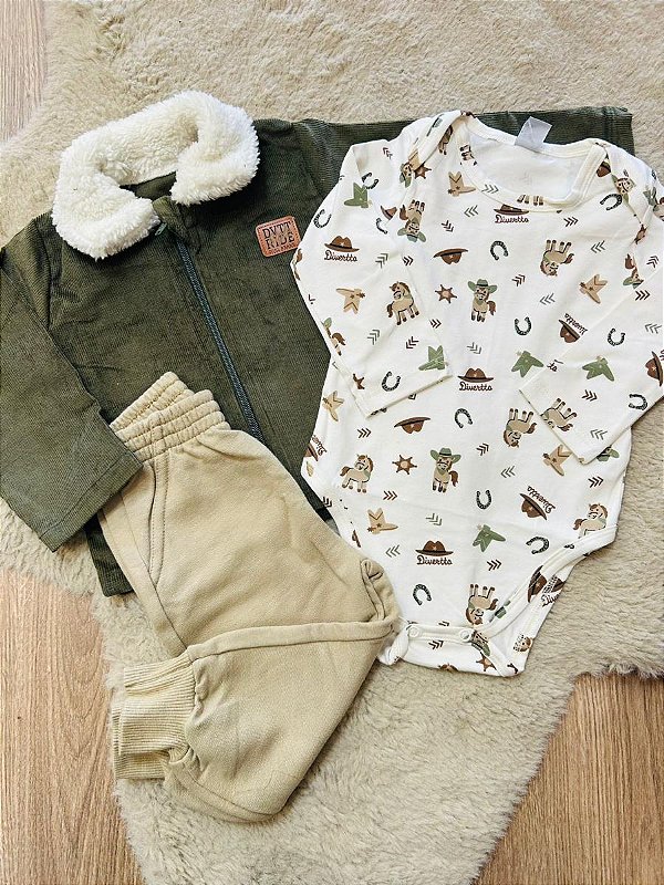 CONJUNTO 3 PEÇAS DIVERTTO