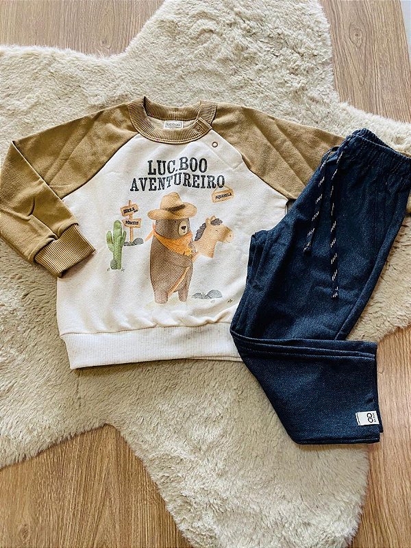 CONJUNTO MOLETOM LUC.BOO