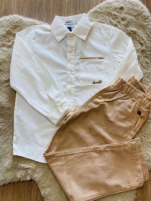 CONJUNTO CAMISA E CALÇA DIVERTTO