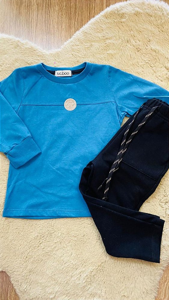 CONJUNTO CAMISETA E CALÇA LUC.BOO