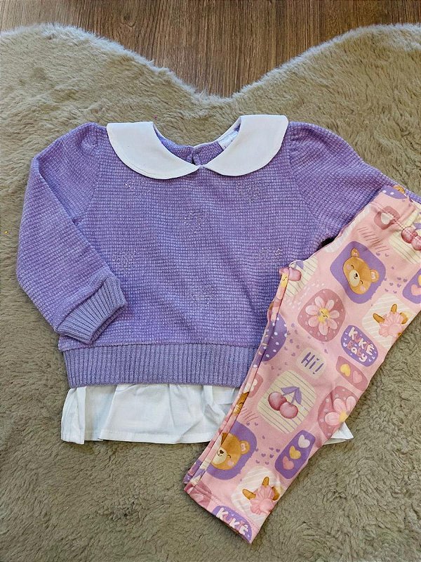 CONJUNTO BLUSA E LEGGING KUKIÊ