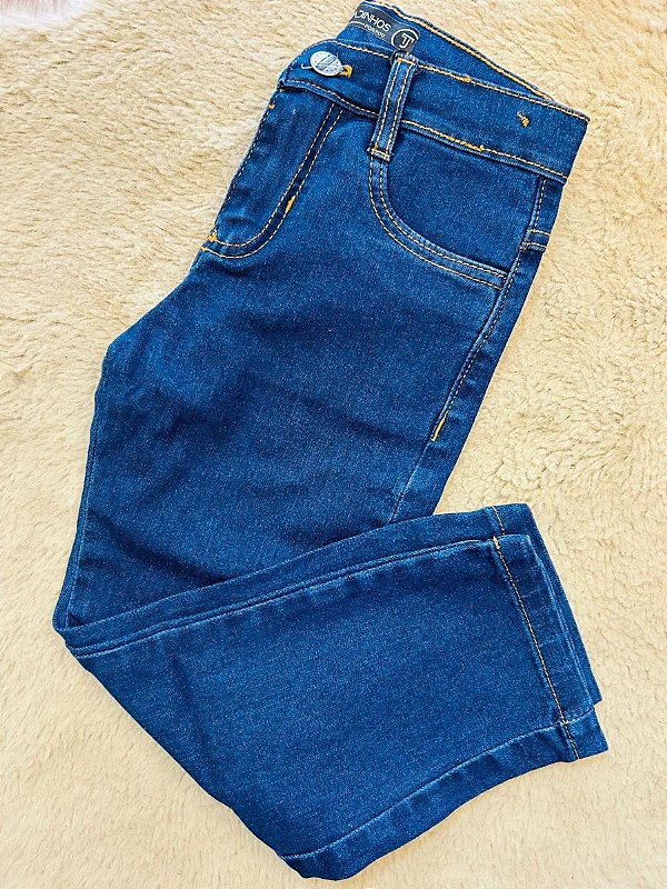 CALÇA JEANS MASCULINA TRAJADINHOS (4 AO 8)