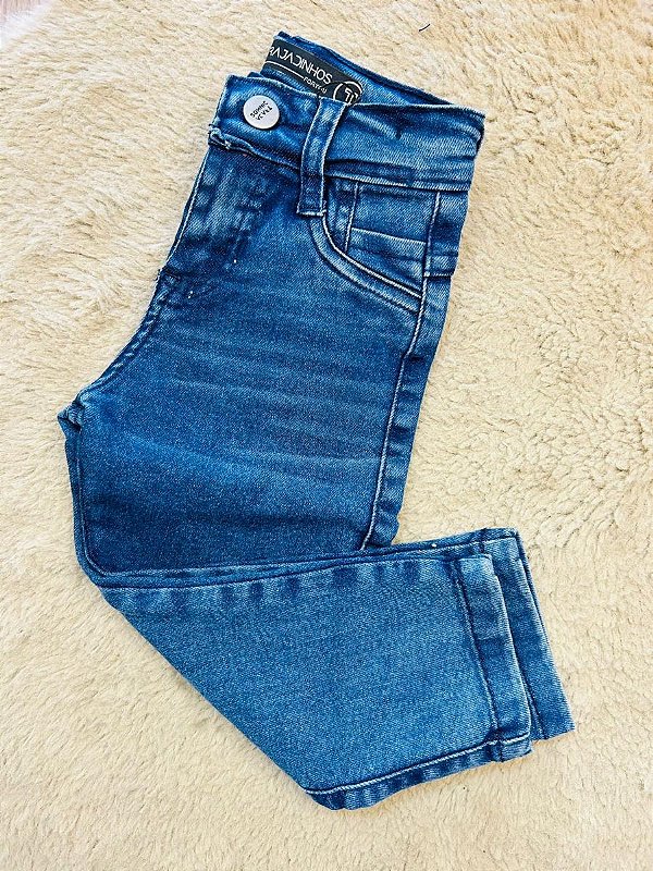 CALÇA JEANS MASCULINA TRAJADINHOS (1 ao 3)