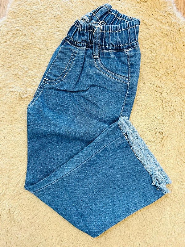 CALÇA JEANS FEMININA FLARE TRAJADINHOS (1 AO 3)