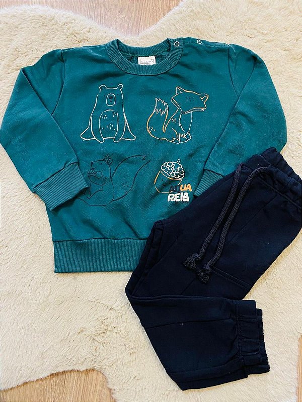 CONJUNTO MOLETOM LUC.BOO