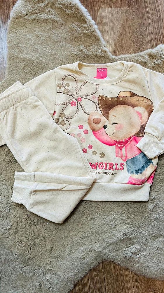 CONJUNTO BLUSA E CALÇA CINTI - TAM 2 AO 4