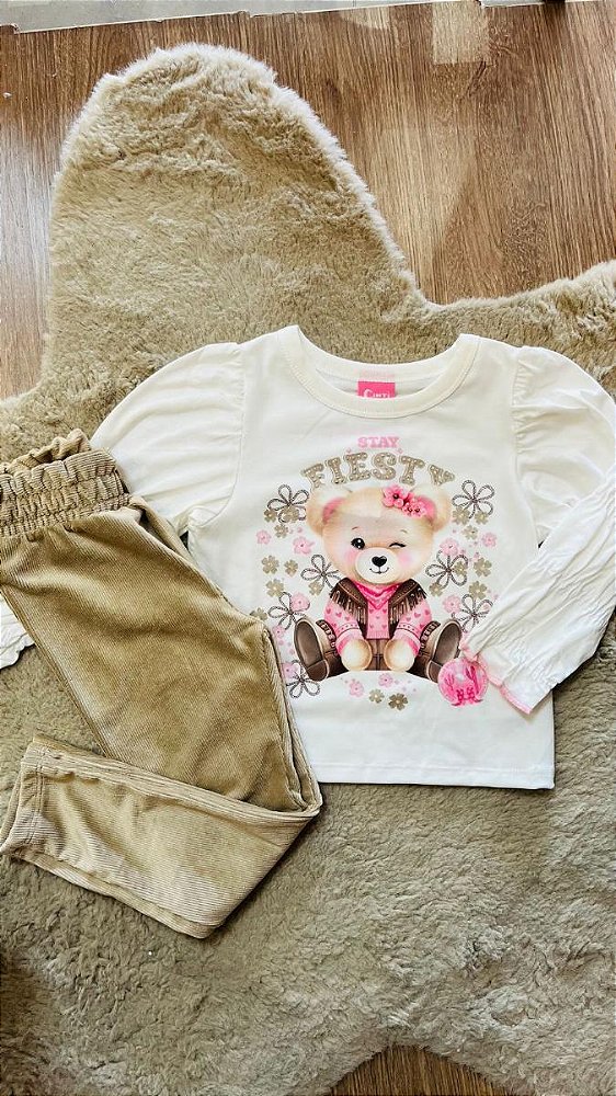 CONJUNTO BLUSA E LEGGING CINTI - TAM 2 AO 6