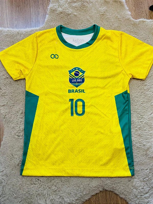 CAMISETA MANGA CURTA COPA 2026 LUC.BOO (TAM 4 AO 8)