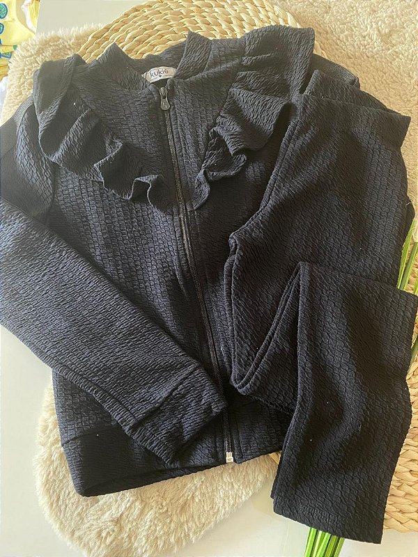 CONJUNTO BLUSA E CALÇA KUKIÊ - TAM 6, 8 E 10