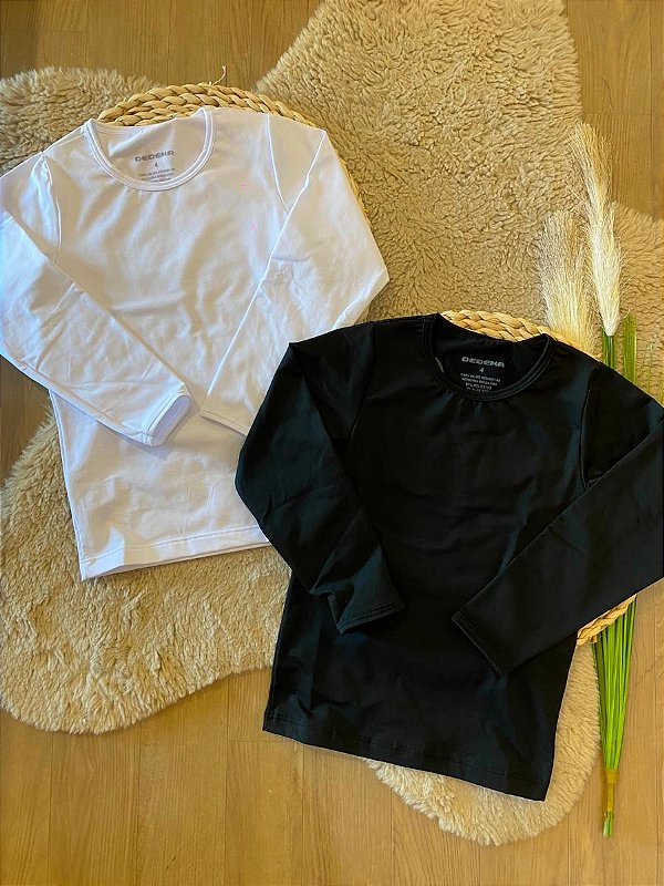 CAMISETA MANGA LONGA TÉRMICA DEDEKA - TAM 4 AO 8