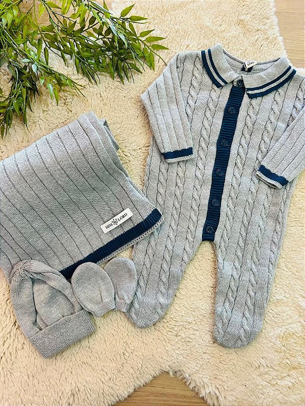 SAÍDA MATERNIDADE TRICOT MINI LORD