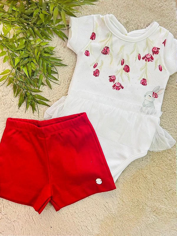 CONJUNTO BODY E CALÇÃO KIKI XODÓ - TAM P AO G