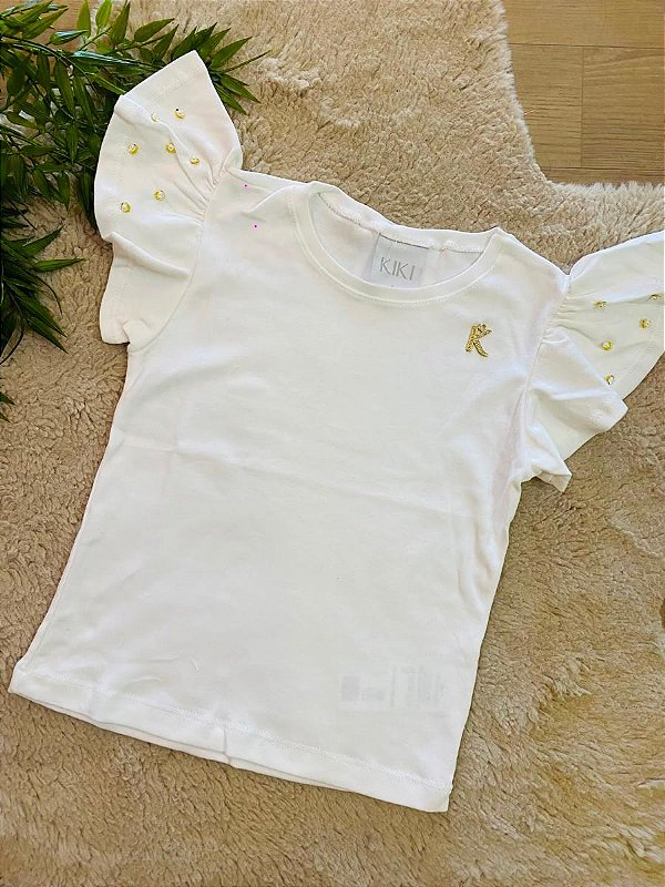 CAMISETA MANGA CURTA KIKI XODÓ - TAM 6 AO 12