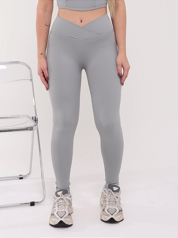 LEGGING FIT BASICA CINZA