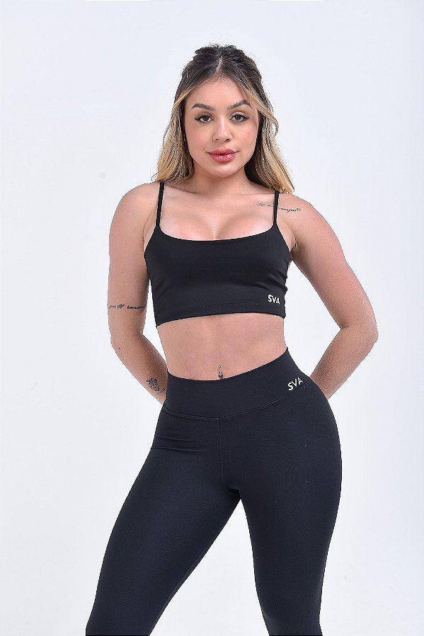 CROPPED FIT THAIS PRETO