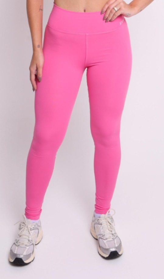 LEGGING FIT BASICA ROSA CHICLETE