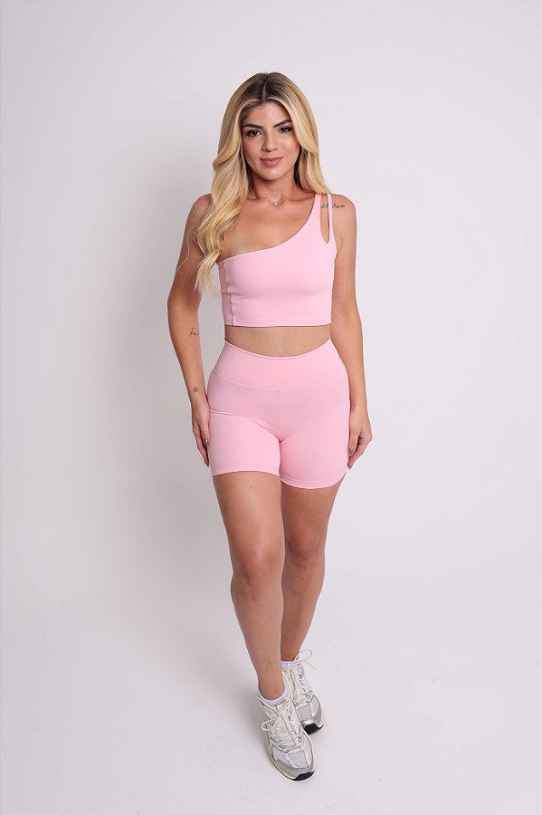 SHORT FIT BASICO ROSA IORGUT