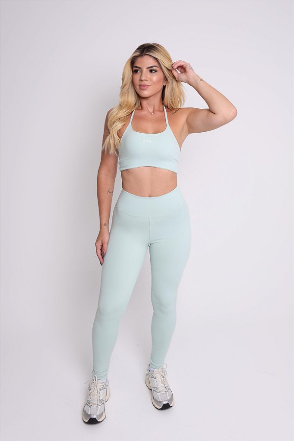 LEGGING FIT BASICA VERDE MENTA