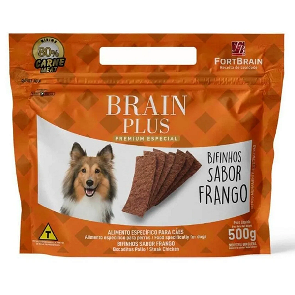 Bifinhos Frango Brain Plus para Cães