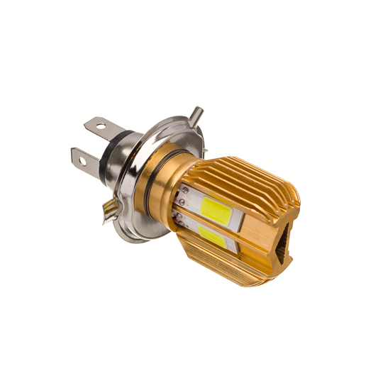 Lampada Farol Lacflex Led Com Dissipador De Calor H4 1500 Lu