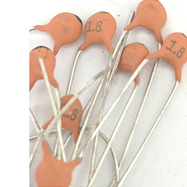 1,8PF X 50V  CERAMICO  CADA 10 PECAS