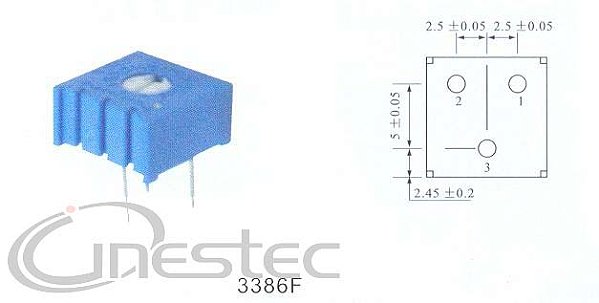 100R TRIMPOT H 10MM 1 VOLTA  3386F