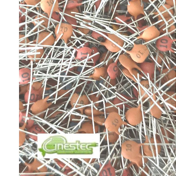 10PF X 50V  CERAMICO  CADA 10 PECAS