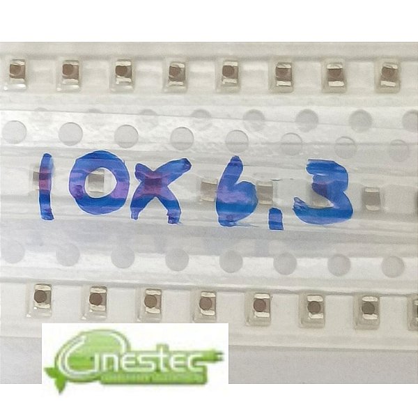 10UF X 6,3V  CAPACITOR CERAMICO SMD  CADA 25 PECAS
