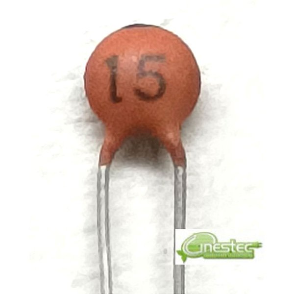 15PF X 50V  CERAMICO  CADA 10 PECAS