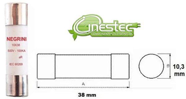 16A FUSIVEL CERAMICO / RETARDO (10x38mm)