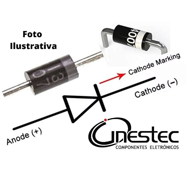 1N4007 - KIT COM 5 PECAS