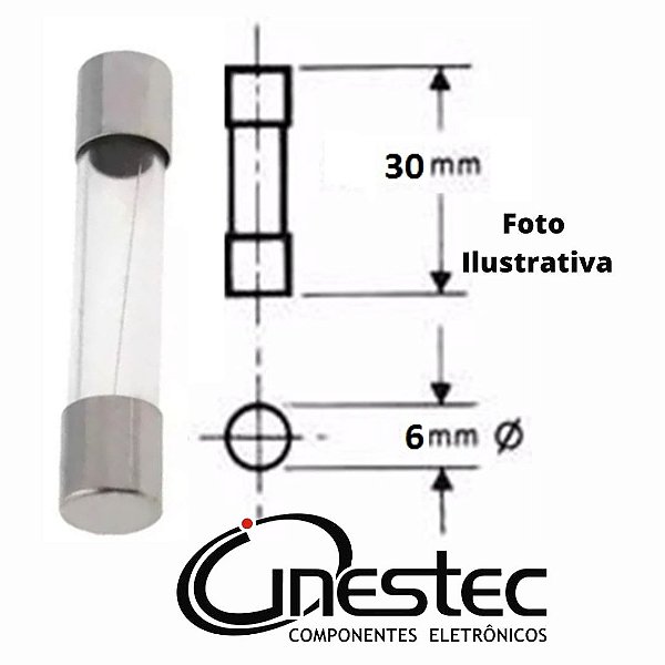 20A FUSIVEL COMUM GRANDE  (6X30mm)