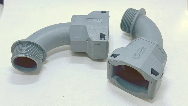 20pçs PRENSA / CURVA 90o CON. RÁPIDA / NW23 M25X1,5 CZ