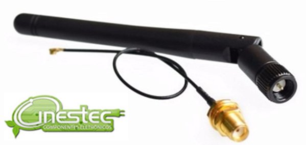 ANTENA WIFI 3DBI PARA SHIELDS ESP8266 NRF24L01