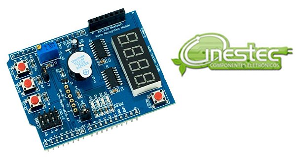 ARDUINO SHIELD MULTIFUNÇÕES  NIVEL INTERMERDIARIO