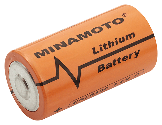 BATERIA 3,6V LITHIUM 1/2AA  COM TOP - ER14250 - MINAMOTO