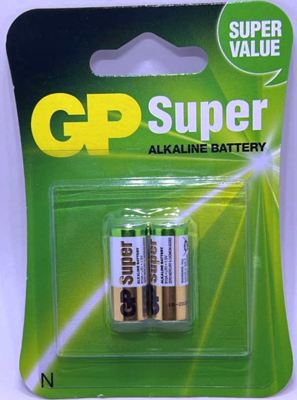 BATERIA ALCALINA 1,5V - LR01 / 910A / 901A / E90 CARTELA 2PÇS