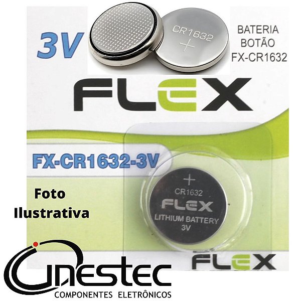 BATERIA CR1632 3V LITHIUM - FLEX