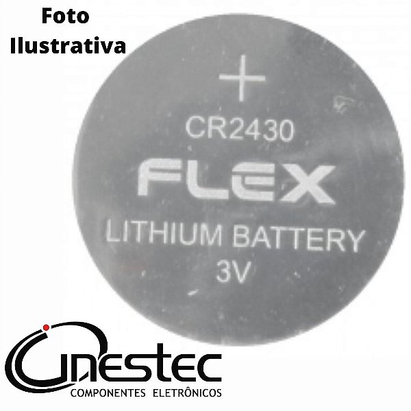 BATERIA CR2430 3V LITHIUM CADA PILHA