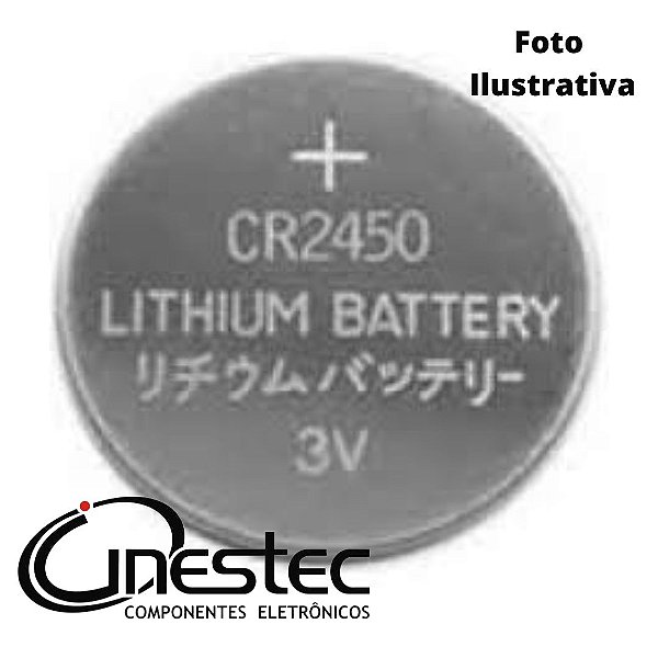 BATERIA CR2450 3V LITHIUM / CADA PILHA