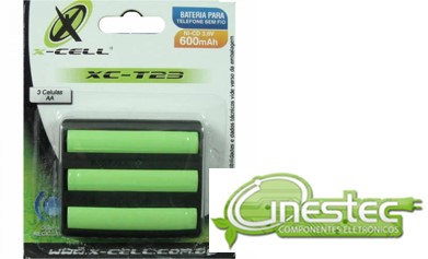 BATERIA REC. 3,6V - 600MAH (3 X AA) ... - XC-T23